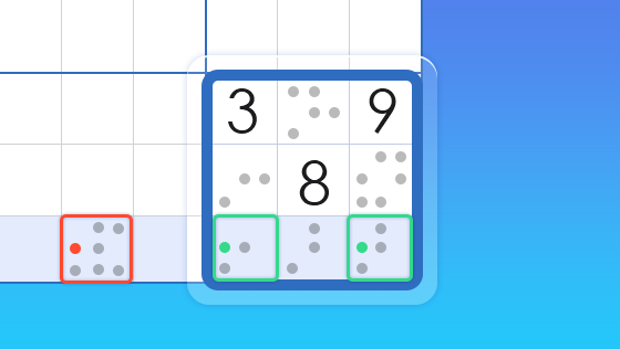 sudoku pointing pair